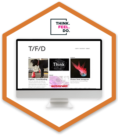 THINK FEEL DO Logo