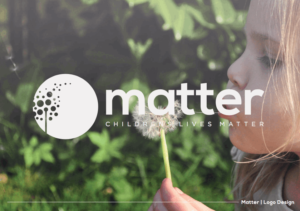 Example logo design showing a young girl blowing a Dandelion