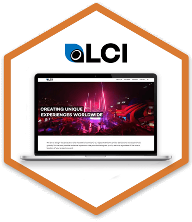 LCI home page and logo