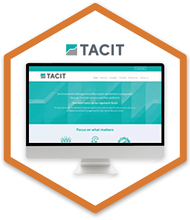 tacit logo and homepage