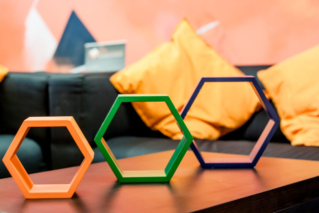 Decorative image - displaying some hexagons