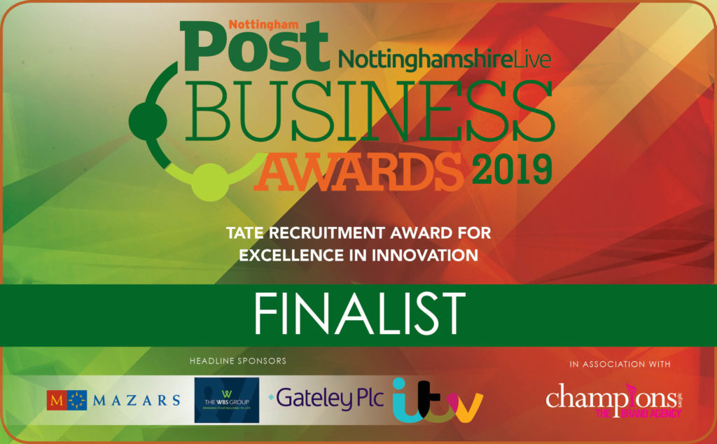 Nottingham Post Business Awards Finalist badge