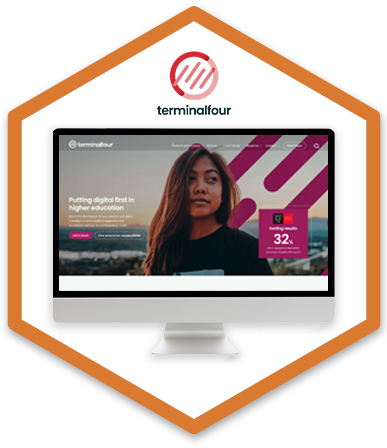 terminalfour homepage and logo