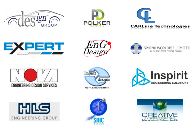 SMC's previous logo compared to the logos of their closest competitors