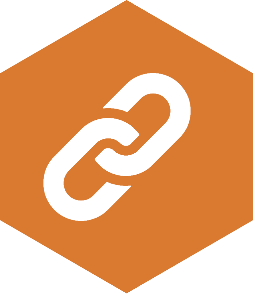 a hyperlink icon
