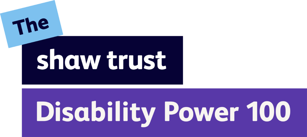 Shaw Trust Disability Power 100 logo
