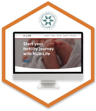 NUH Life logo and home page