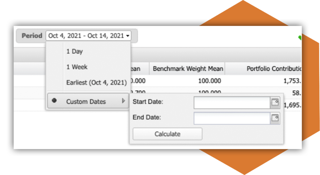 the confluence calendar element