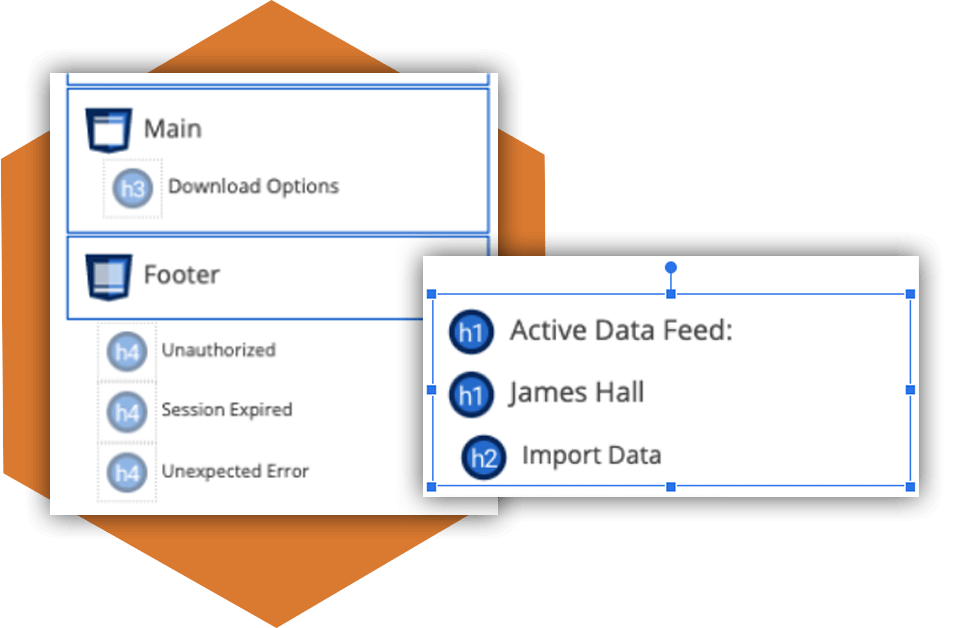 errors displayed in Confluence's heading structure - with two H1's on one page and sessions expired and unexpected errors on H4s