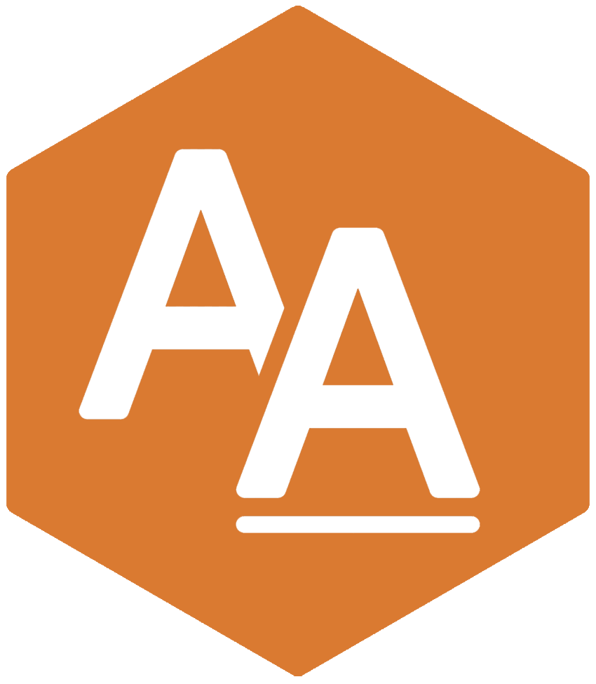 two letter A's