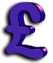 a purple pound sign