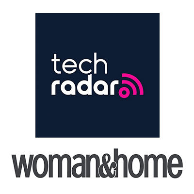 techradar and woman& home logos